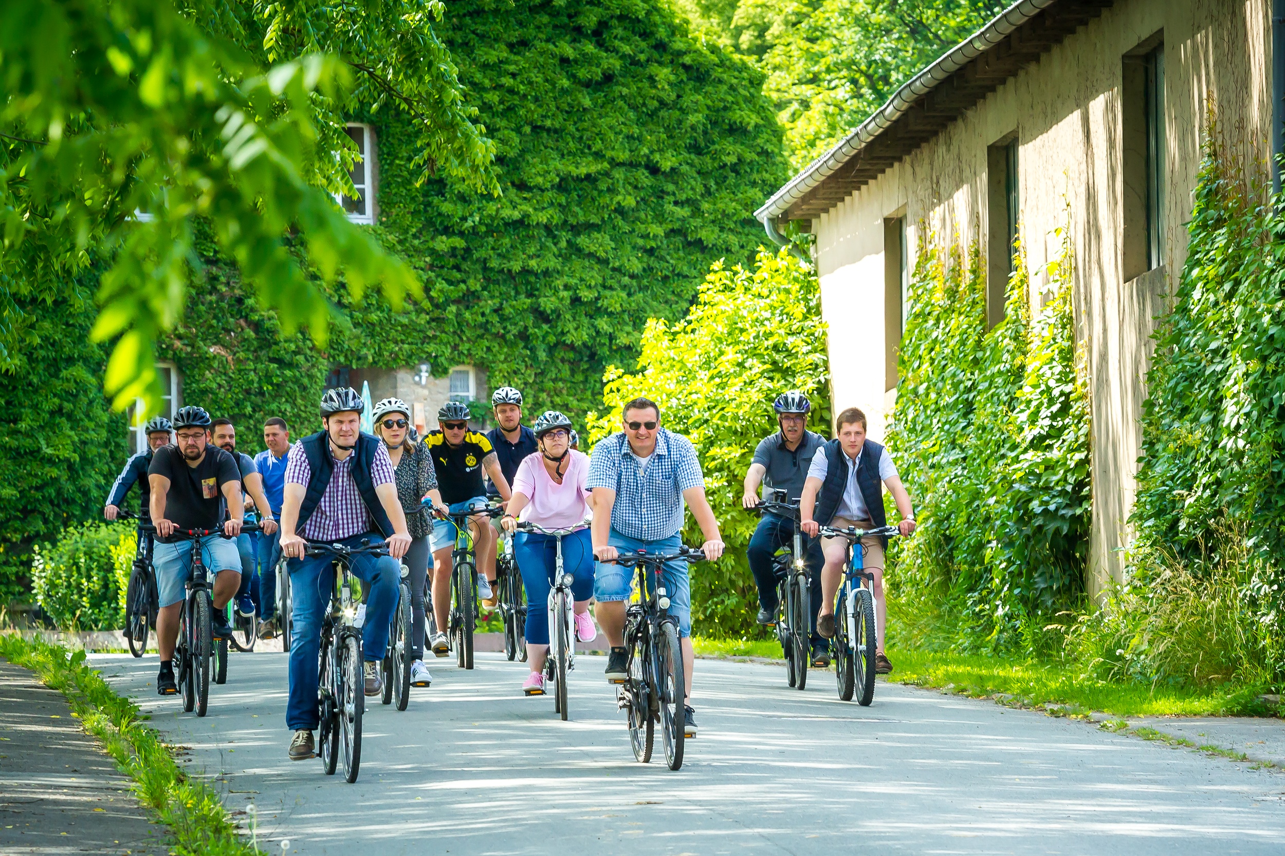 CDU-Kandidaten aus Willebadessen bei einer Radtour