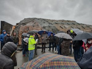 Besichtigung Biogansanlage in Peckelsheim im April 2022