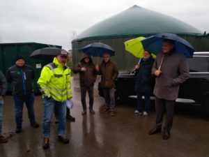Besichtigung Biogansanlage in Peckelsheim im April 2022