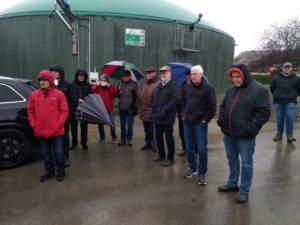 Besichtigung Biogansanlage in Peckelsheim im April 2022