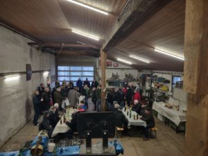 Besichtigung Biogansanlage in Peckelsheim im April 2022