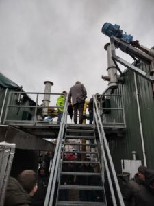 Besichtigung Biogansanlage in Peckelsheim im April 2022