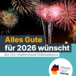 Lichteffekte explodierender Silvesterraketen