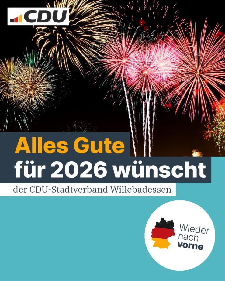 Lichteffekte explodierender Silvesterraketen